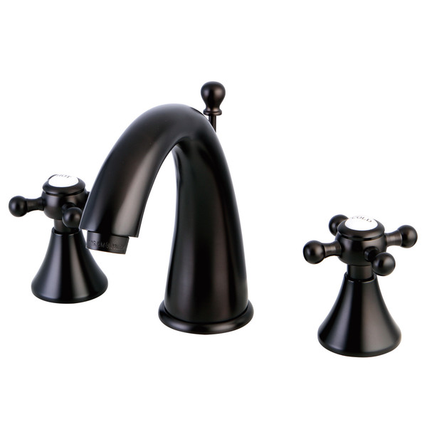 Kingston Brass 8" Widespread Bathroom Faucet, Oil Rubbed Bronze KS2975BX